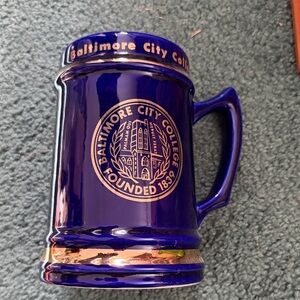 Baltimore City College Blue Ceramic Mug